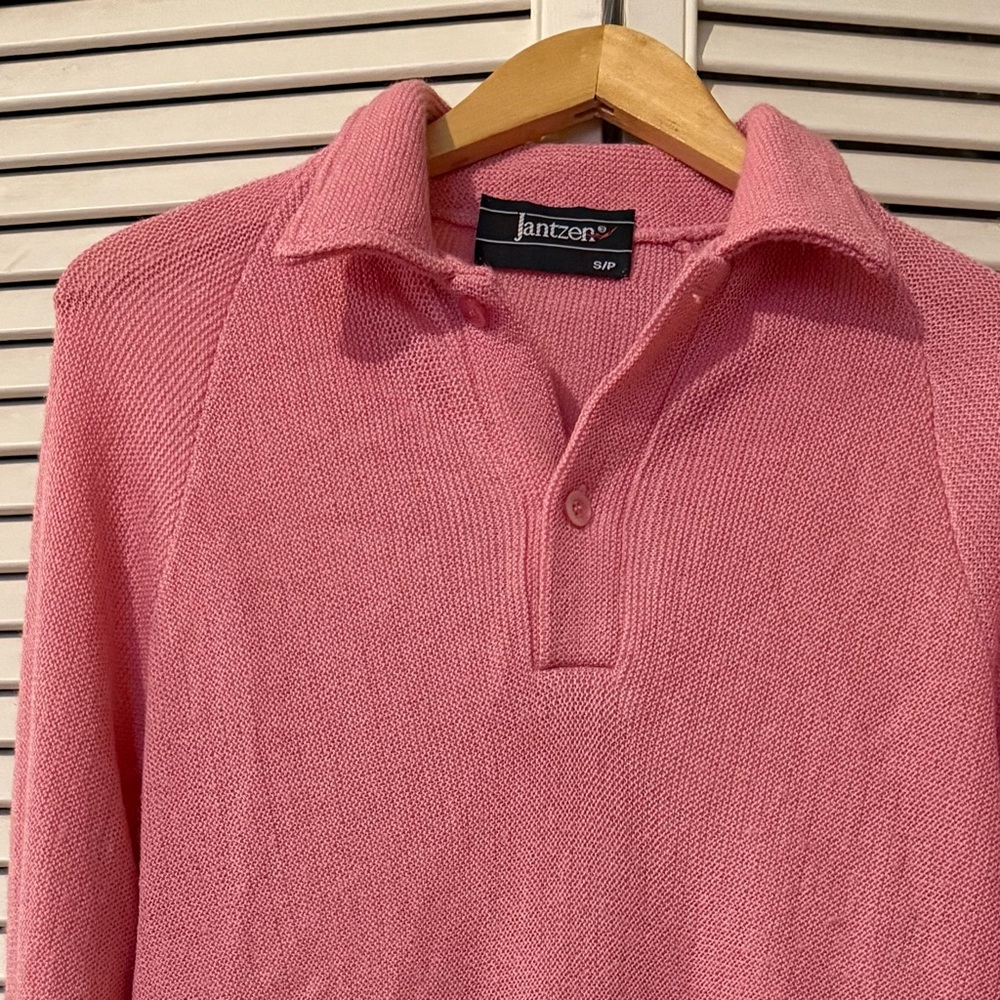 Jantzen Men's Soft Pink Sweater